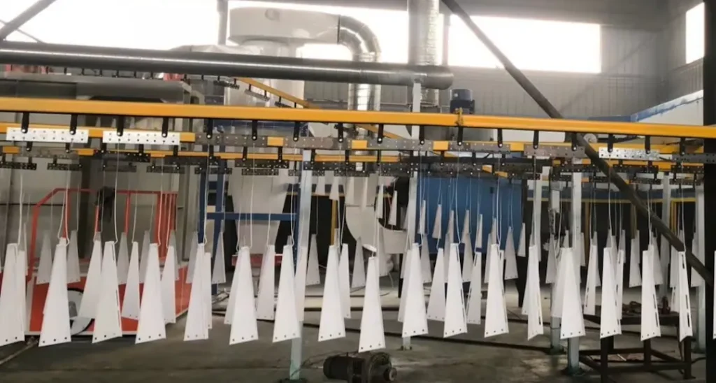 Powder Coating Frames, Racks & Brackets for HVAC & Electrical