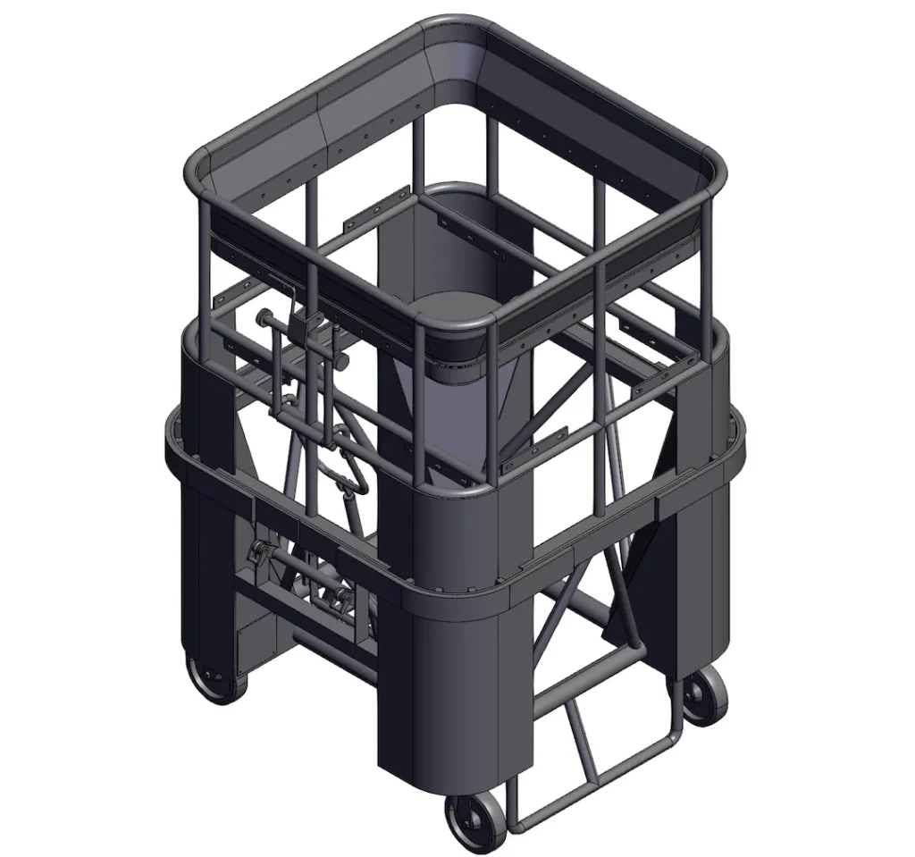Welded Carts for Industrial Equipment 01