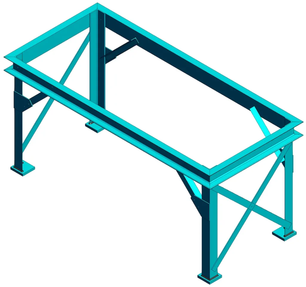 Welded Frames for Industrial Equipment 01