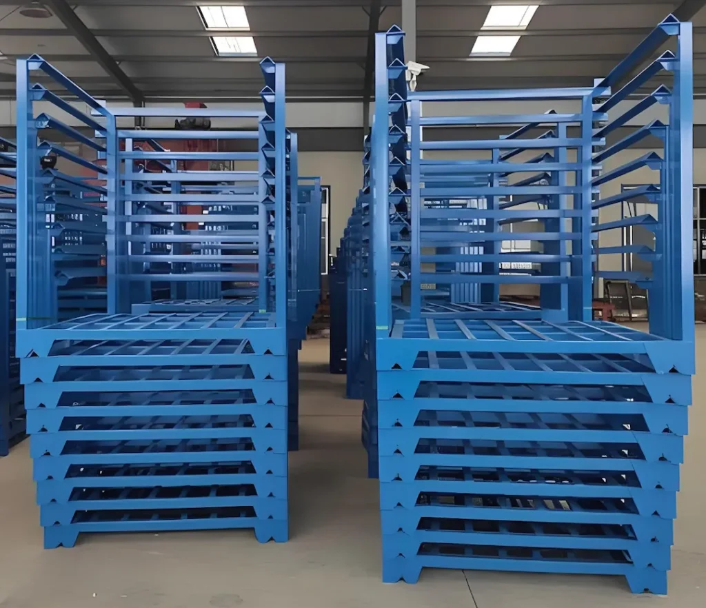Sheet and panel stack rack for stable handling of large flat items