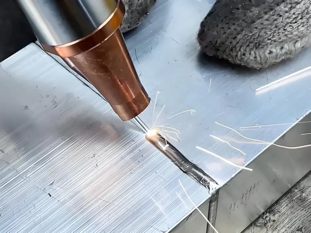 TIG welding cosmetic aluminum joint on thin-wall sheet metal part