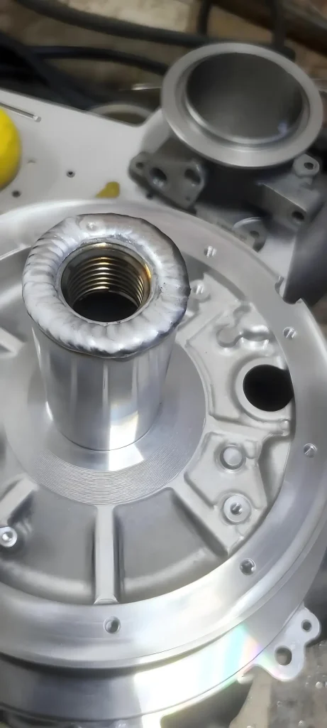 welding for aluminum casting part