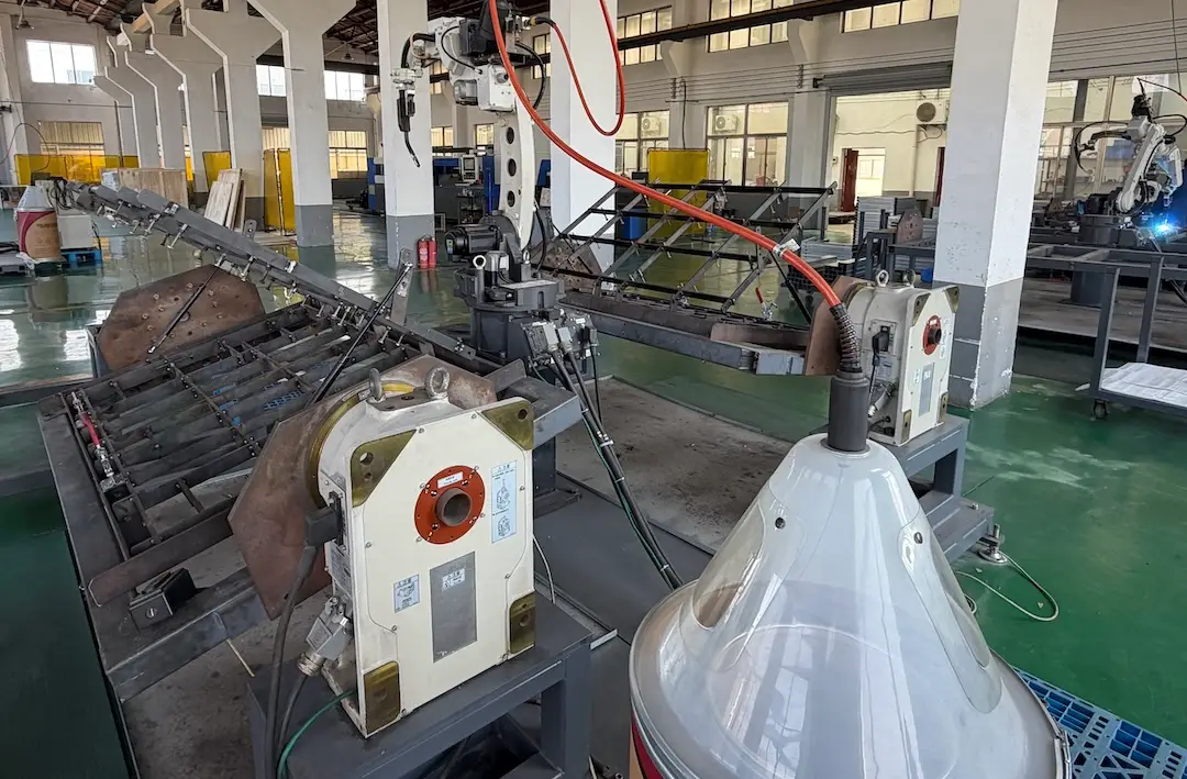 Laser welding services for OEM metal parts at Able Hardware China factory